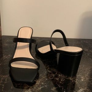 Bamboo | Square Toed Block Heels